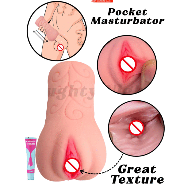 Untitled design (30) Pocket Pussy Sex Toy Cute Realistic Male Masturbator